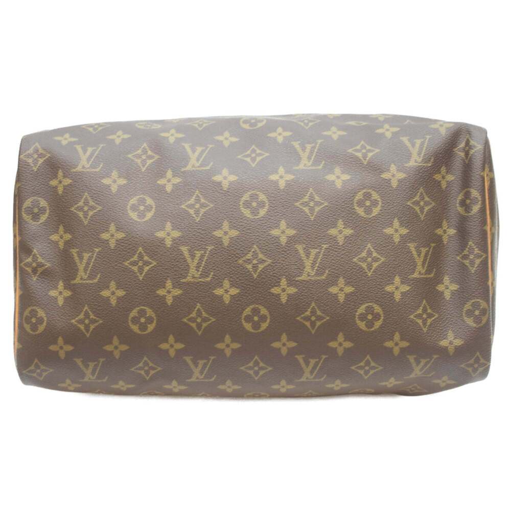 LOUIS VUITTON Authentic Brown Monogram Speedy 35 Boston Bag - Picture 5 of 9